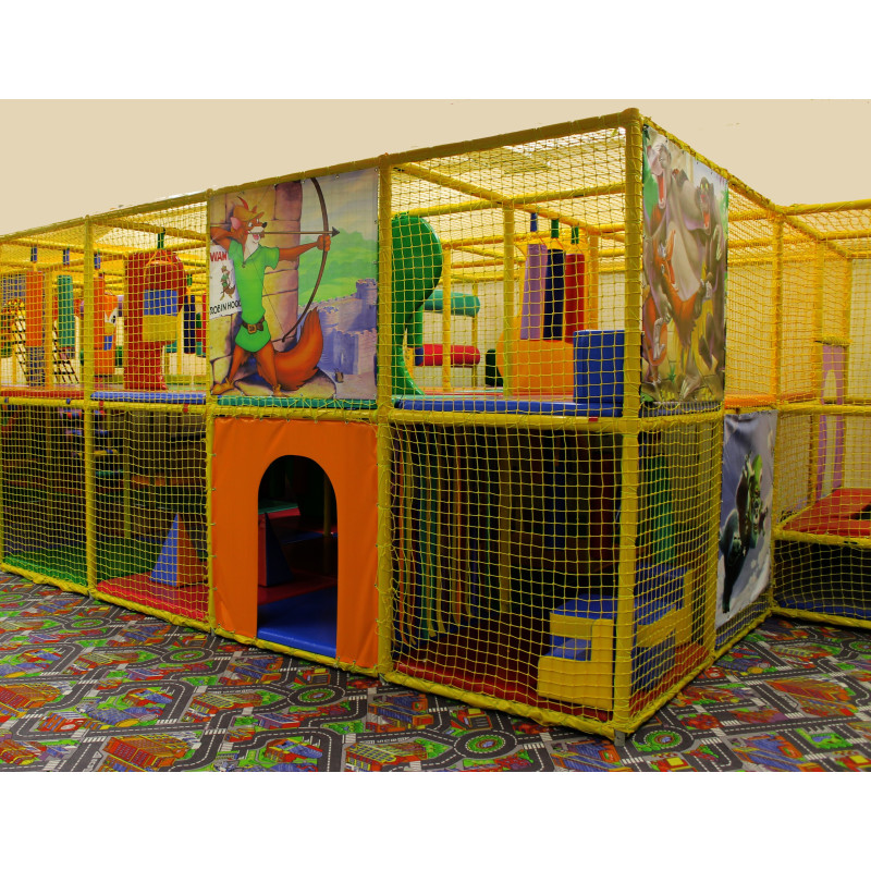 Лабіринт ігровий від 50 м.куб до 100 м.куб