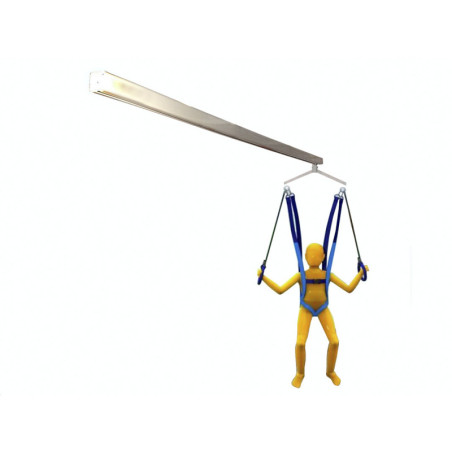 Модуль для активної реабілітації з механічним стельовим підйомником