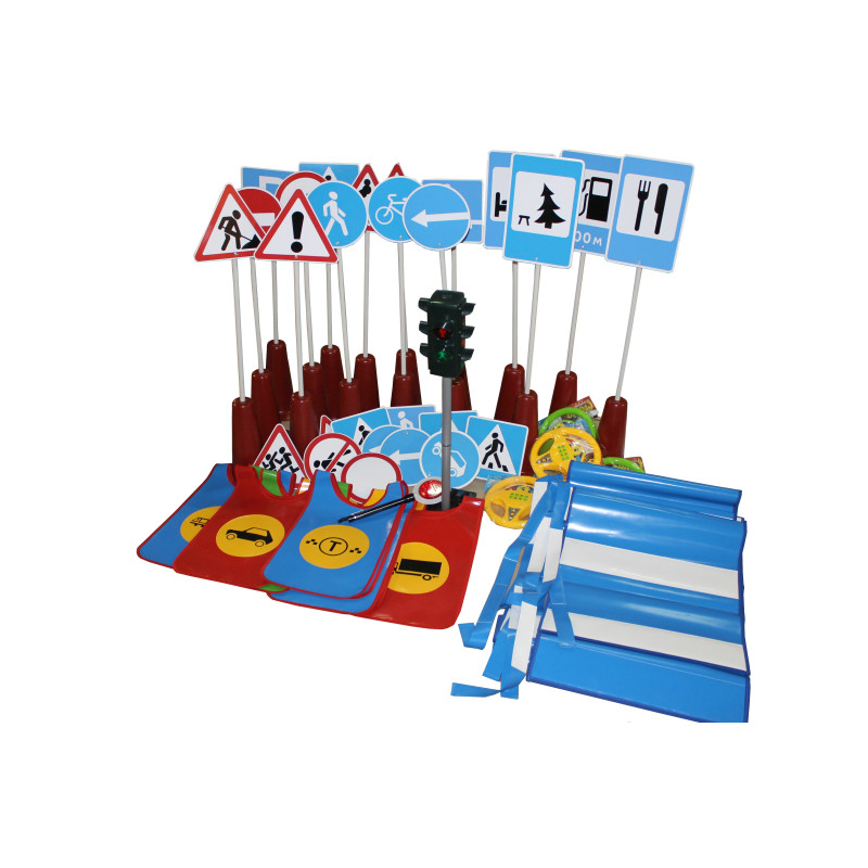 Навчальна гра на підлозі "Абетка дорожнього руху" АЛ 404